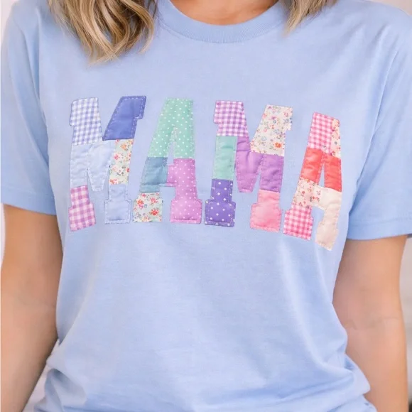 MAMA Graphic Tee |  Cotton | Light Blue | Unisex
Mother’s Day Gift - Picture 3 of 3